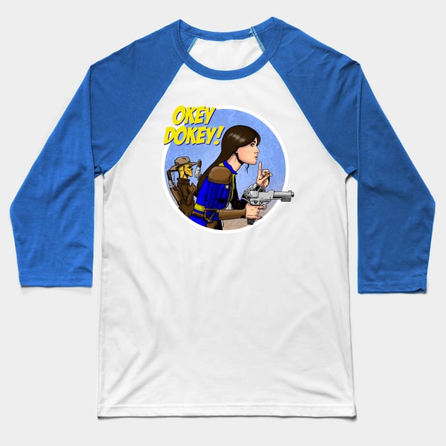 Fallout Girl Baseball T-Shirt by MarianoSan